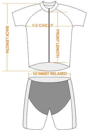 cycling jersey sizing